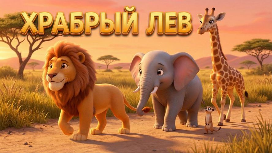 Песня про храброго льва🦁👑