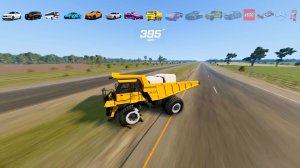 Мгновенное ускорение до 500 МИЛЬ/Ч 🚗 Кто выживет? 😏 — BeamNG.drive