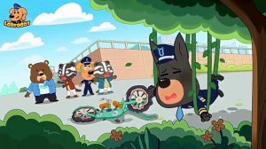 Храбрый шериф Лабрадор, смотрите по сторонам — познавательный мультфильм.