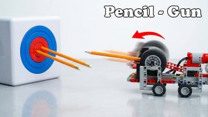 LEGO Pencil Gun vs Target Challenge - Насколько мощный?