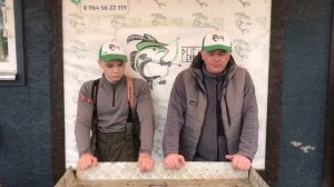 улов форели на 12 кг