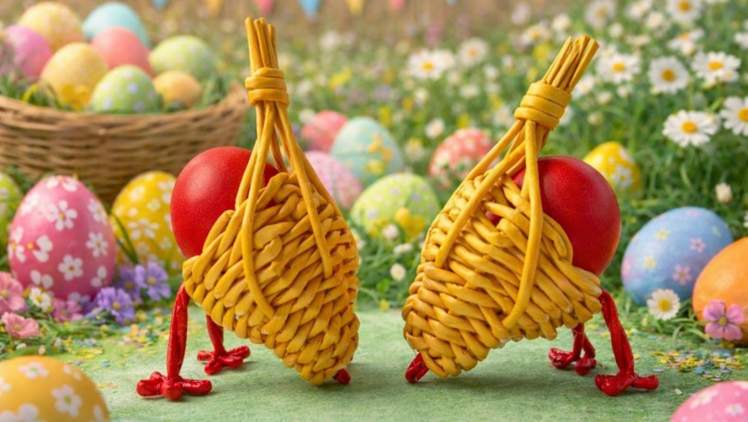 Пасхальный цыпленок/подставка под яйцо