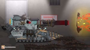 Гибрид vs КВ-6 - Мультики про танки