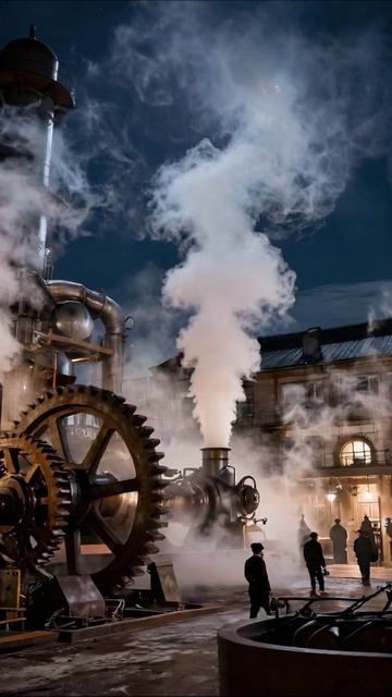 Ночной завод: заводская жизнь под луной #индустрия #ночь #технология