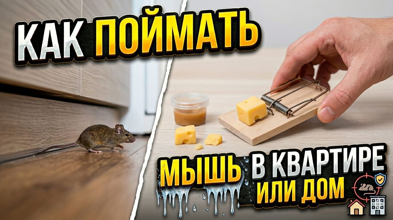 Мышь в доме? Есть способ поймать ее быстрее