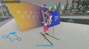 Кубок Юниоров-спринт, вторая гонка,  Карьера за девушку Биатлонистку, NGL Biathlon.