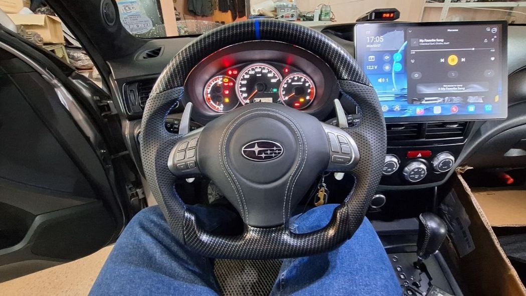 Ставим китайский руль! | Subaru Forester SH