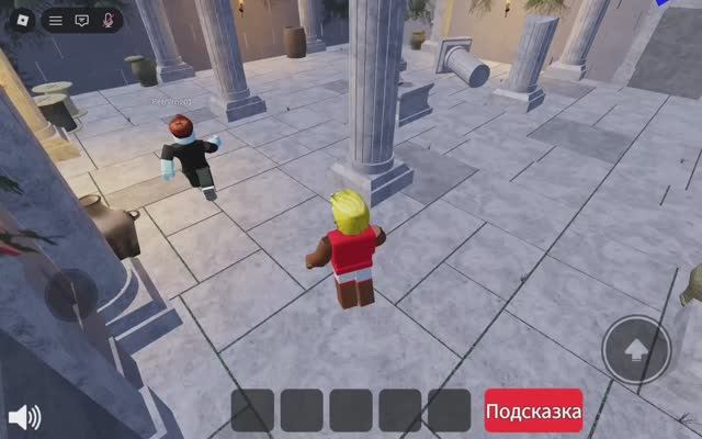 Проходим квесты в роблокс игре Проект: Комната Побега (Project: Escape Room!) - Храм (Temple)