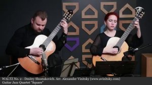 Вальс # 2 (Русский вальс) - Дмитрий Шостакович. Аранж.Александра Виницкого.Ноты: avinitsky1@mail.ru