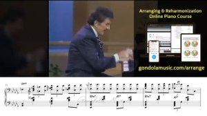 Liberace plays "Embraceable You" by George Gershwin with notes.