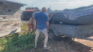 © "Спуск лодок на воду и погрузка". "Хроники экспедиции Наследие Гипербореи 2025" часть 3