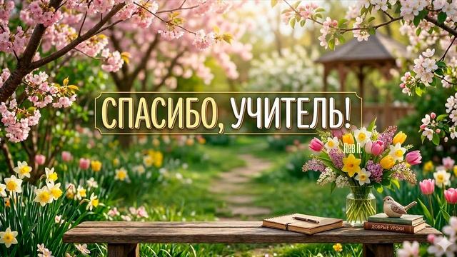 Спасибо, учитель!