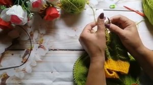 МК кофточка реглан сверху)Часть№2/Росток,петли под планку /
