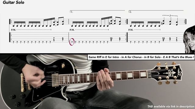 METAL MILITIA Metallica на Гитаре. Уроки Электрогитары. Ноты и табы Электрогитары Tab Them All