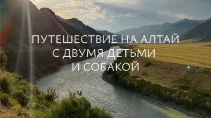 Путешествие на Алтай на машине из Вологды с двумя детьми и собакой 2025
