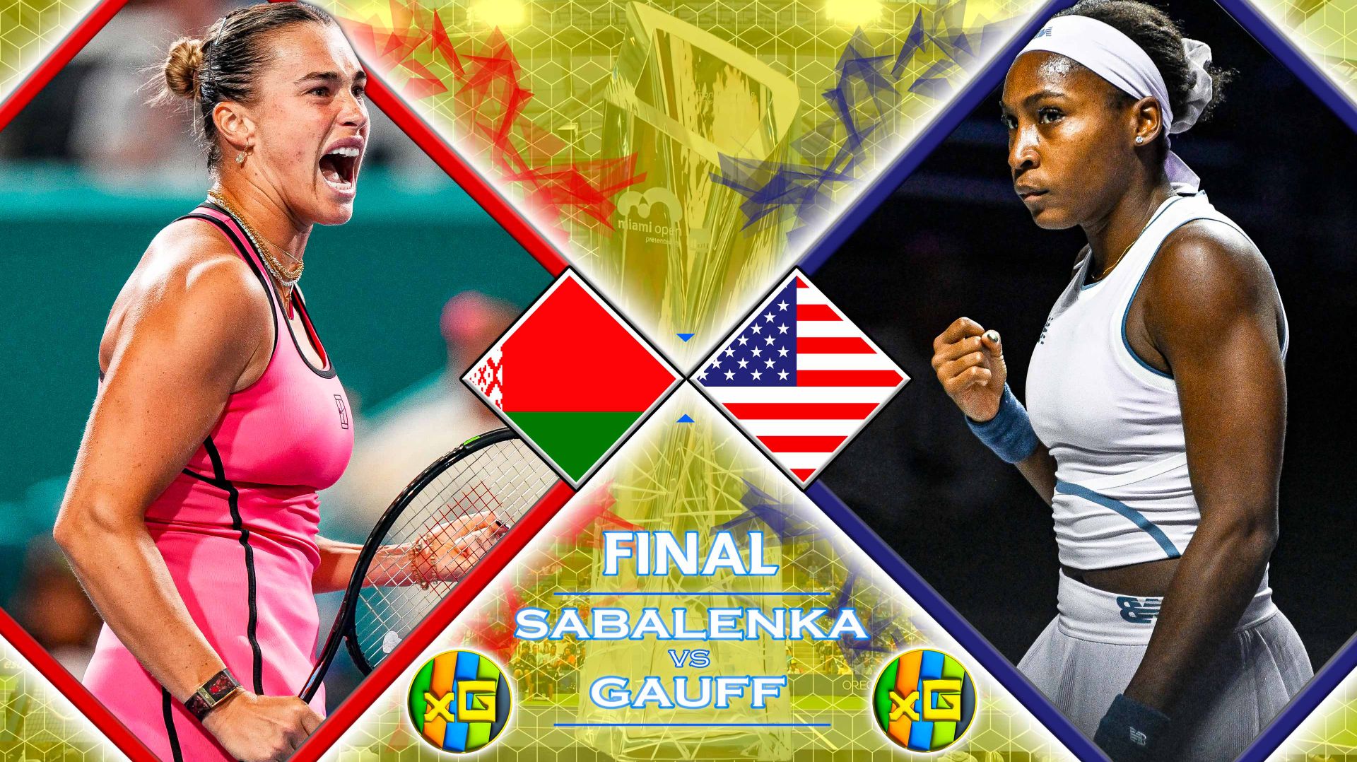 Соболенко - Гауфф | ФИНАЛ | WTA МАЙАМИ | 28.03.2026 | Прямая трансляция | XG