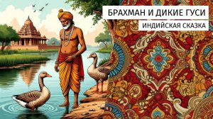 Брахман и дикие гуси. Индийская сказка.
