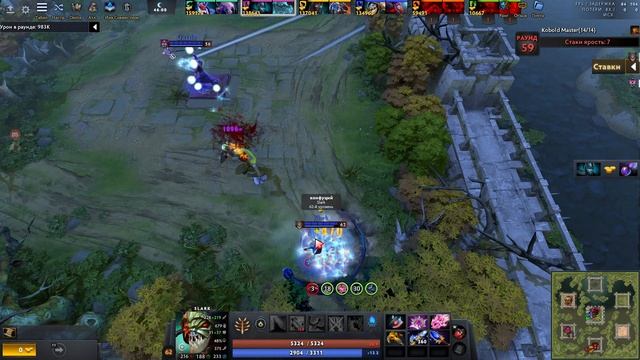 ИГРАЮ В РЕЖИМ ИЗ ДОТЫ С ДРУГОМ CUSTOM HERO CHAOS №11