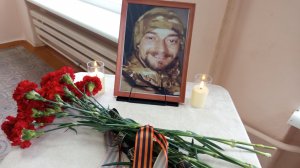 Репортаж - открытие Парты героя и Зала воинской славы в Старченковской школе