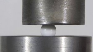 HYDRAULIC PRESS AND BALLS FROM THE HARDEST MATERIALS