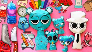 SPRUNKI МАМА SKY Беременна 🤰 / МИЛЫЕ ДЕТИШКИ 👧/ БУМАЖНЫЕ РОДЫ