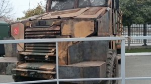 Выставка трофейной подбитой техники противника на СВО