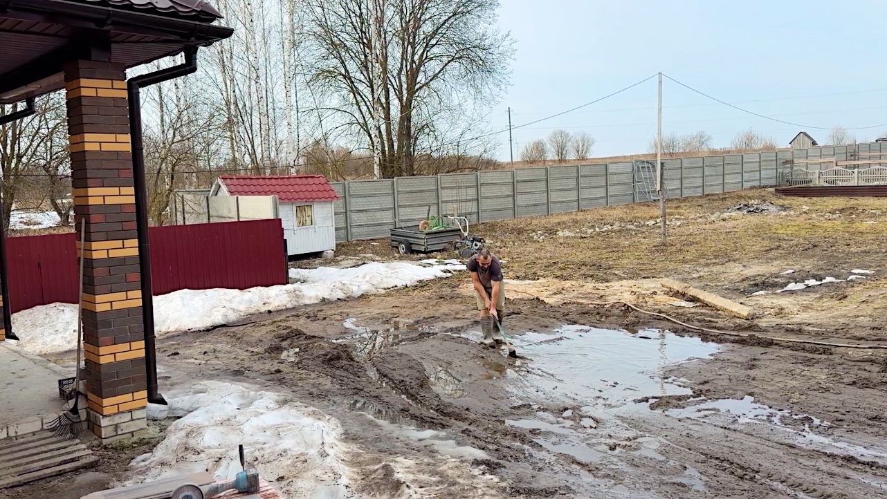 ⁣Нужно все подготовить. Устраняем последствия. Делаем ремонт своими руками. Строим дом в деревне.