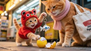 Трогательно! Мама Дейзи работает в супермаркете ради мечты котёнка о гачапоне