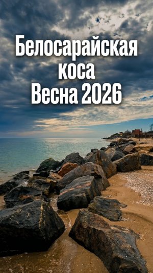 Белосарайская коса. Весна 2026. #shorts