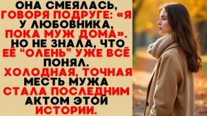Она Сказала: «Я У Любовника, Пока Муж Дома» — Но Не Знала, Что Он Уже Готовит Холодную Месть