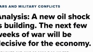 ‼️🇺🇸🇮🇷 Мир недооценивает серьезности кризиса из-за войны на Ближнем Востоке, — CNBC

▪️Об этом з