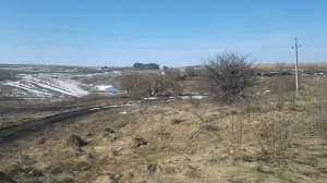 20260329 Дорога и поле у деревни Истомино д Новотроицкое река Сухая Орлица Орловский район г Орёл