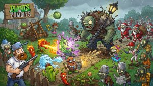 Зомби против растений PvZ Fusion Plants vs Zombies Растения против Зомби Битва