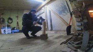 НАВОЖУ СУЕТУ В ГАРАЖЕ _ ВСЕГО ПОНЕМНОГУ _ ГАРАЖ НА ДАЧЕ ПРИСТРОЕН К ДОМУ