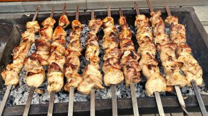 Весенний шашлык жарится 12 минут
