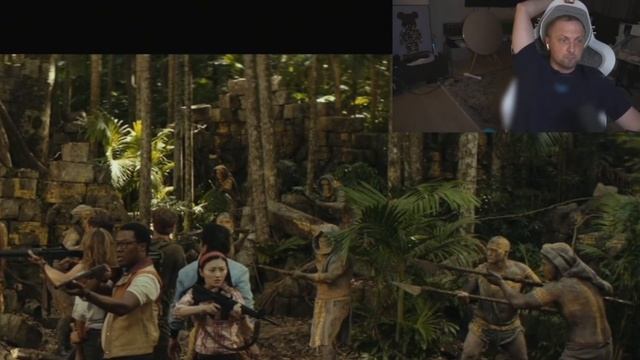 ЗУБАРЕВ СМОТРИТ  КОНГ ОСТРОВ ЧЕРЕПА