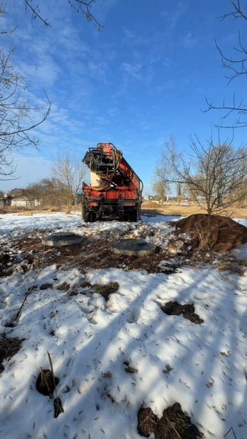 Септики из бетонных колец готовы