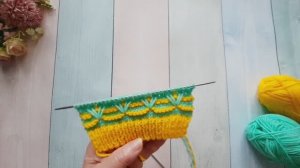 Красивый ДВУХЦВЕТНЫЙ узор.