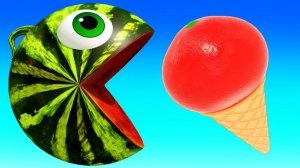 Игрушки с животными для детей - Веселое приключения с Пакман - Учим диких животных для детей