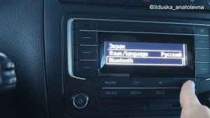 Подключение телефона к авто (Volkswagen polo)  через блютуз.mp4