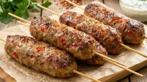 Готовим Люля-Кебаб в духовке. Сочный, ароматный и ОЧЕНЬ Вкусный Люля- Кебаб. Очень легкий рецепт.