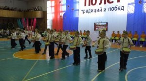 Спортпраздник 2026. Выступление барабанщиков школы №9