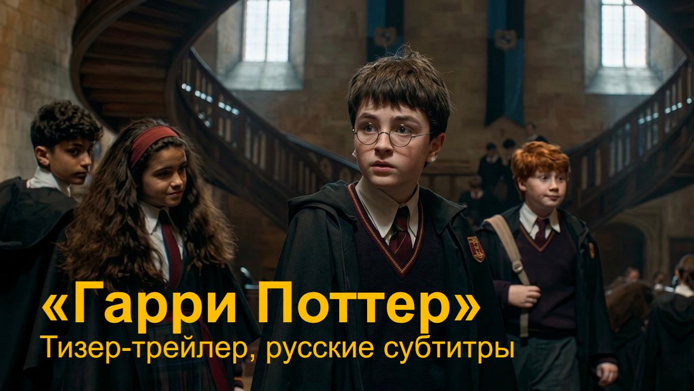 ⚡ Тизер-трейлер сериала «Гарри Поттер» (русские субтитры)