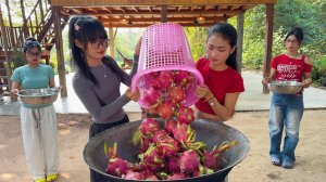 Потрясающий рецепт приготовления питайи и жареного риса.