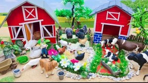 19 Минут приятного времяпрепровождения с диорамой "Построй коровью ферму" | Коровник для коров и дру
