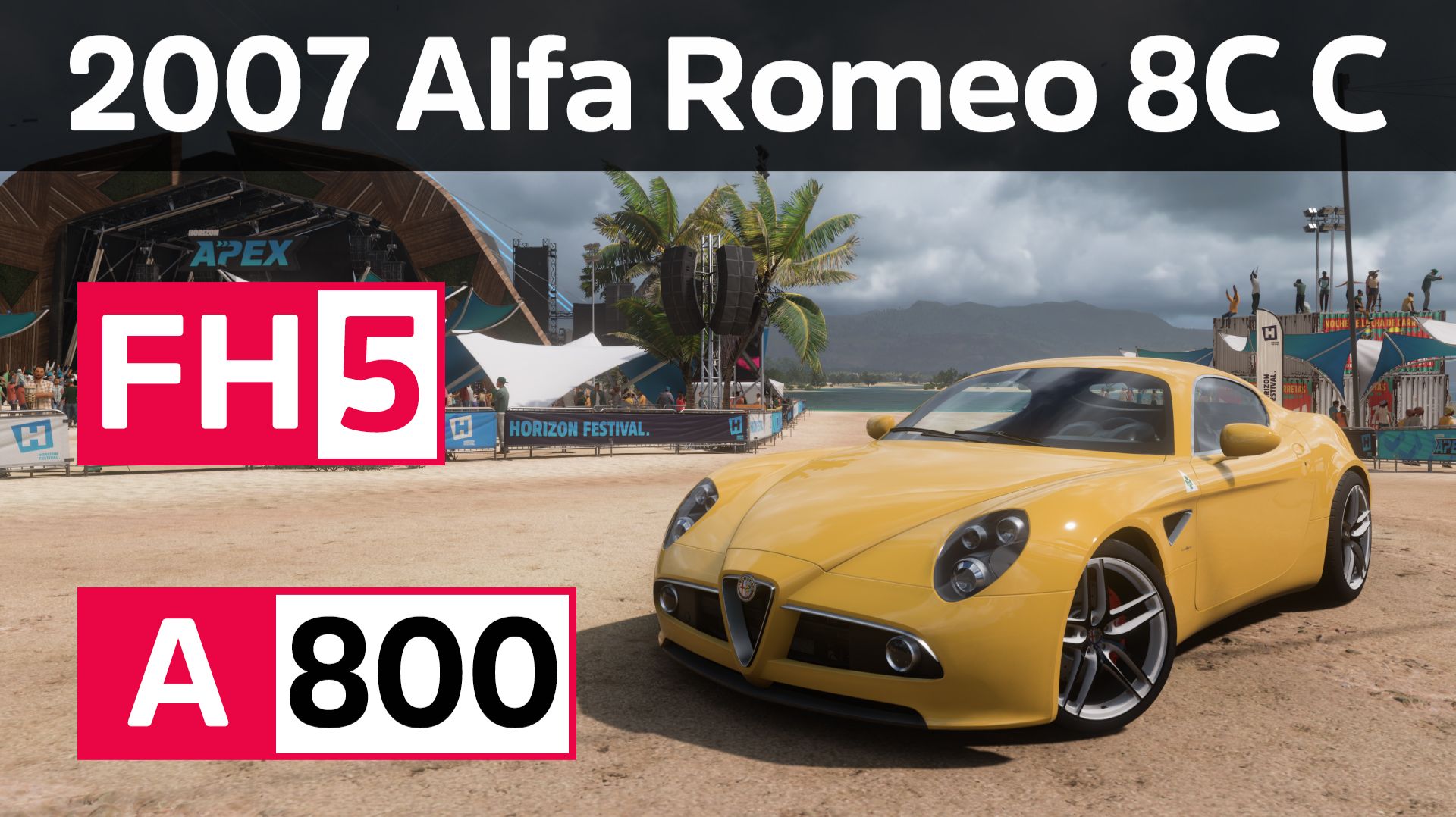 Forza Horizon 5 - 2007 Alfa Romeo 8C Competizione, Race