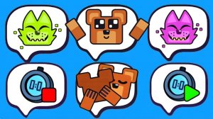 Все новые эмоции в игре Супер Мишка/Секретные комнаты и наклейки в super bear adventure