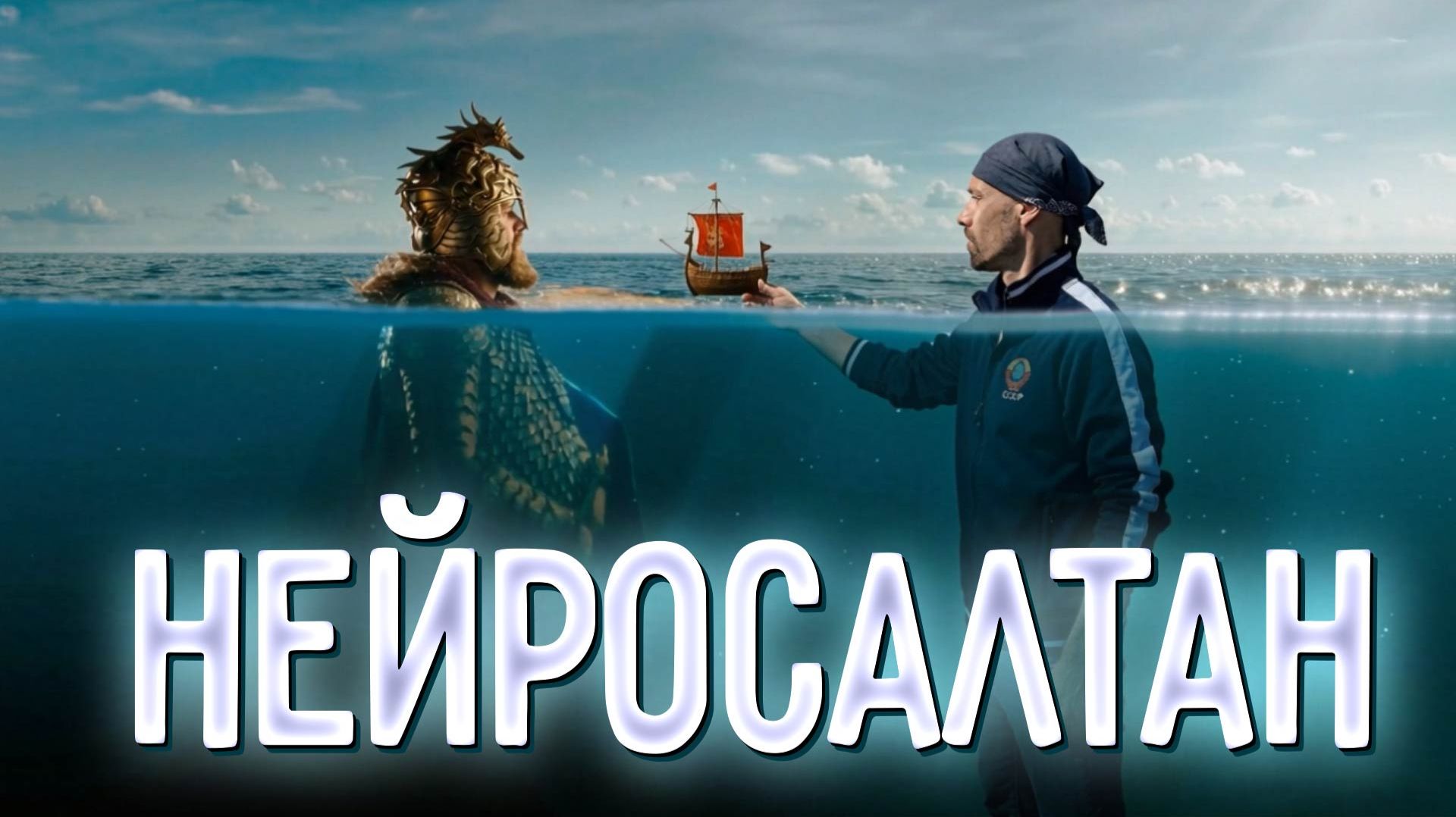 НЕЙРОСАЛТАН. Годзилла и Дарт Вейдер в Сказке о царе Салтане.