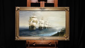 Иван Айвазовский «Смотр Черноморского флота в 1849 году»