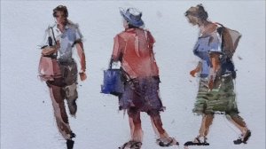 Этот трюк с рисованием человеческих фигур акварелью поразит вас до глубины души